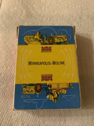 Complete Deck Plus 2 Jokers Minneapolis Moline Tractors Playing Cards Vintage