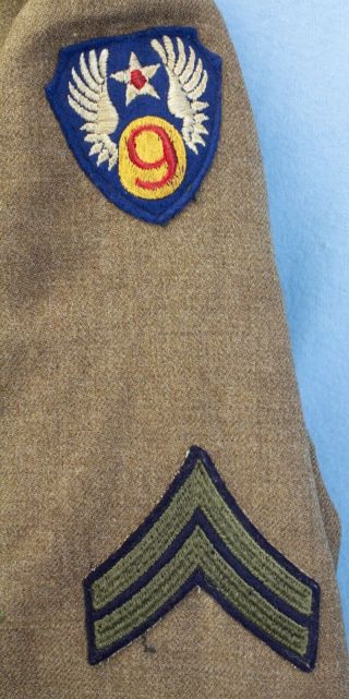 WW2 US Army 9th AAF ETO Jacket 2nd Pattern - Jacket Field Enlisted Man USA - ETO 43 5