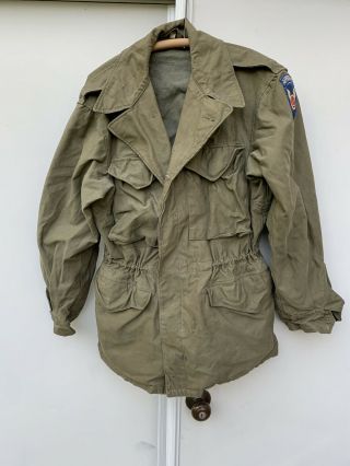 Wwii Us Army 11th Airborne Division M - 43 Field Jacket Size 36r