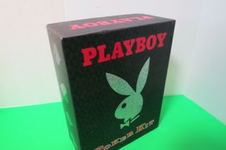 K2 68 Playboy Poker Kit With Two Decks Of Cards Chips And Case S04 Complete
