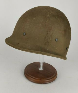 Wwii Ww2 Us Army Hawley Fiber M1 Helmet Liner Named W/ 1945 Suspension