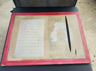 Vintage Silk Screen Frame for Screen Printing Metal Frame 