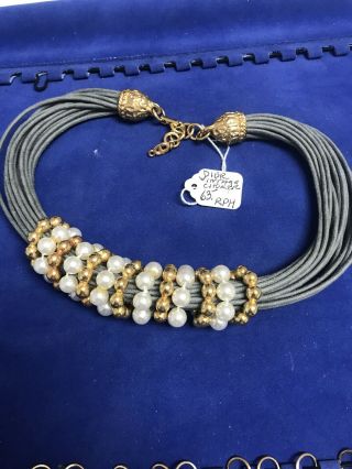 Vintage Christian Dior Choker Necklace (ff)