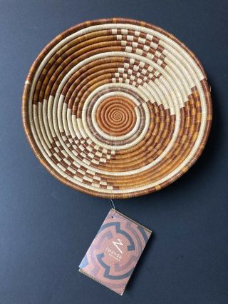 Rwanda Path To Peace Handmade Bowl/ Basket Fairwinds Trading W/tags