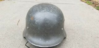 1940 ' S GERMAN WORLD WAR II 2 WW2 Heer Army M35 M40 Helmet w/ Liner 4
