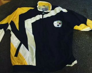 Vintage Pittsburgh Steelers Starter Jacket Mens Size Xl Retro Classic Nfl U