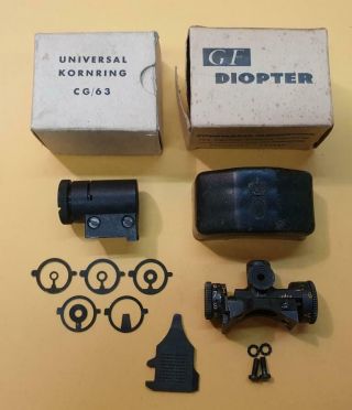 Gf Diopter Sight Set For Swedish Mauser.