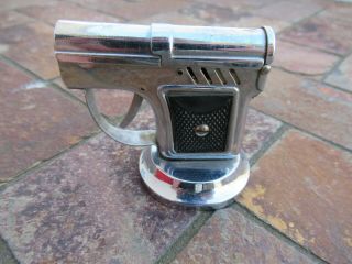 Vintage Desk Top Novility Pistol Design Lighter,  Made In Occupied Japan