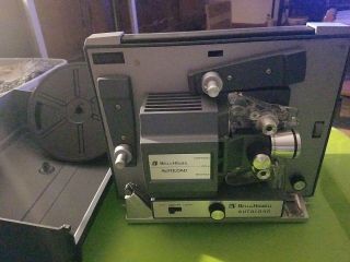 Vintage BELL and HOWELL AUTOLOAD Model 357B 8 Film Movie Projector 2