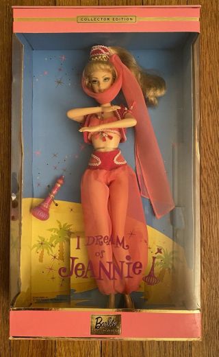 I Dream Of Jeannie Collector Edition Barbie Doll 2000 Mattel Orig Box Vintage