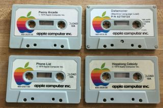 Vintage Software Cassette Game Apple Ii Lemonade Penny Arcade Hopalong Cassidy.