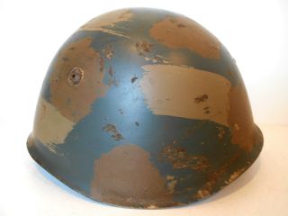 Italian Helmet M33 WWII COMBAT camouflage italian campaign German Helmet WWII 2
