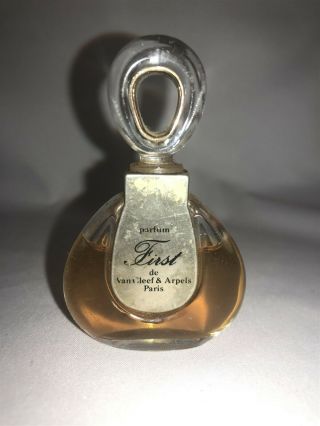 First De Van Cleef & Arpels Perfume Mini Pure Parfum 0.  17 Oz Vintage Rare 75
