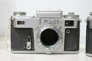 3 x Vintage Russian Kiev 4 35mm Rangefinder Cameras - 254 2