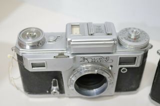 3 x Vintage Russian Kiev 4 35mm Rangefinder Cameras - 254 3