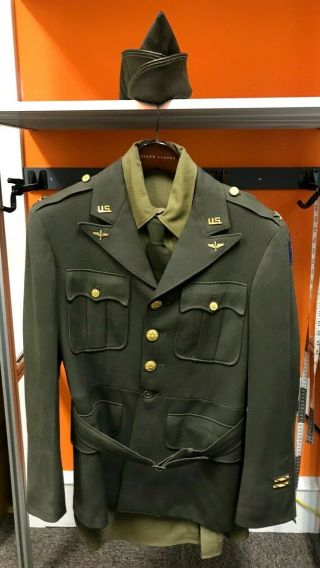 Vintage Wwii United States Army Air Corp Officer Uniform