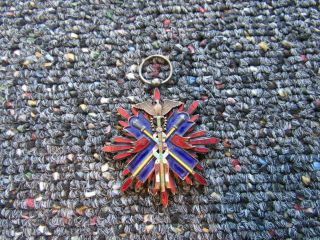 Wwii Japanese Order Of The Golden Kite 4th Class Planchet And Ring Only