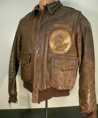Wwii Painted A - 2 Jacket - 15th Aaf