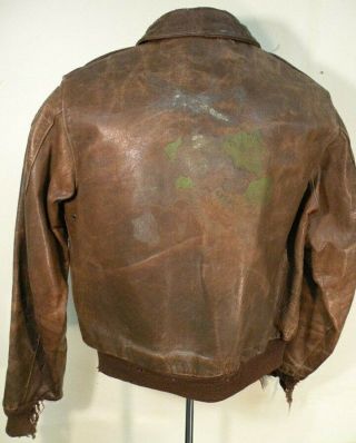WWII Painted A - 2 Jacket - 15th AAF 2
