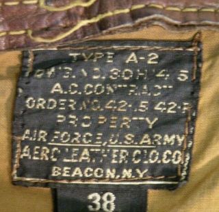 WWII Painted A - 2 Jacket - 15th AAF 6