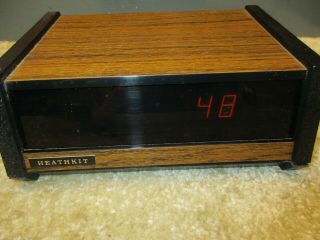 Heathkit Gc - 1005 Planar Nixie Tube Clock.  Vintage.  Not Properly