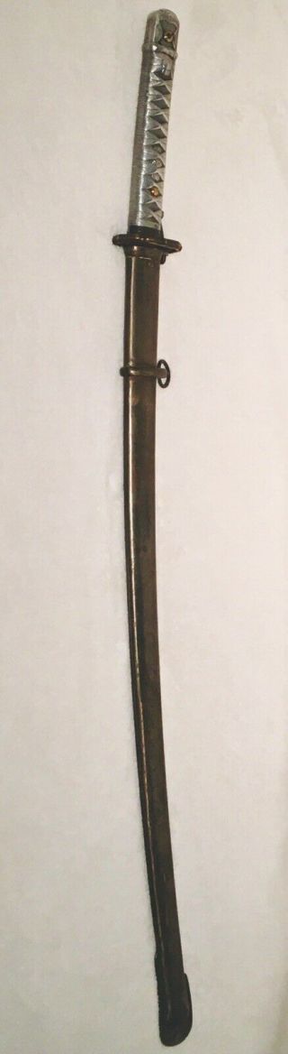 MINTY NCO TYPE 95 WWII JAPANESE SAMURAI SWORD SHIN GUNTO KATANA MATCHING NUMBERS 4