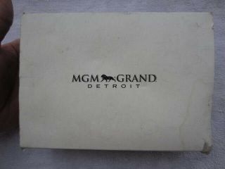 Mgm Grand Detroit Casino Gift Box W Watch Necklace And Earrings