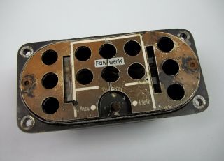 Ww2 Luftwaffe Cockpit Gear/flap Indicator 12 - Lampengerat Fw190 Relic