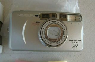 Vintage Minolta Freedom Zoom 150 Camera 35mm NM CA5 2