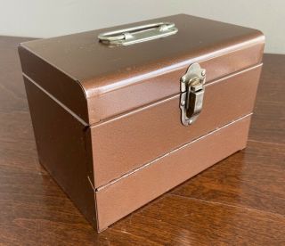 Vintage Ambassador Argus Metal Box W/ 5 Kodachrome & 4 Kodascope Reels 2