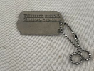 WW2 82nd Airborne 505th Paratrooper Regiment A Company D - Day Dogtag 3