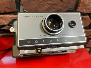 Vintage 1960 ' S Polaroid 230 Land Camera/Case NOS BLACK & WHITE 87 & 107 FILM 3
