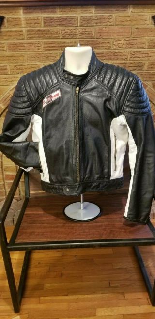 Dainese Vintage Speed Leather Jacket Italy Mid 70 