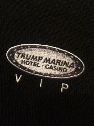 Vintage Vip Trump Marina Atlantic City Hotel Casino Pullover Sweater