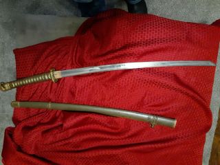 100 Authentic Japanese Yoshiharu 義治type 98 Shingunto” Army Officer’s Sword.