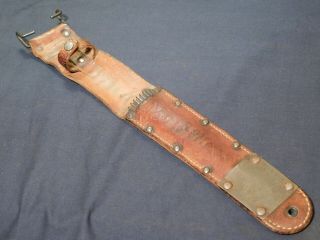 A,  Wwii Us M6 1943 Viner Bros Leather Scabbard Sheath For M3 Trench Knife Dagger