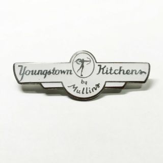 Vintage Youngstown Kintchens By Mullins Emblem/name Plate.  By Ae Co.  Utica,  N.  Y.