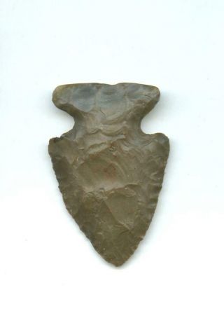 Indian Artifacts - Fine Side Notch Point - Glovers Cave Site - Arrowhead