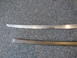 WWII Japanese Army NCO sword mis - matched with scabbard 3