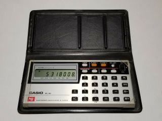 Vintage Casio Ml - 88 Melody Calculator And Clock Still Has Plastic Wrapping