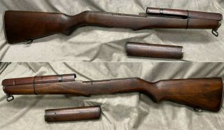 M1 Garand Usgi Complete Stock Set With Handguards,  Parts And Buttplate
