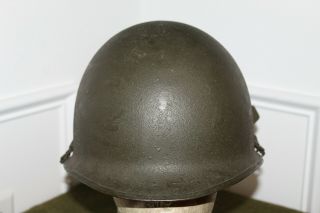 Late Ww2/korean War U.  S.  Army M1 Helmet W/chinstraps,  51d & Named Liner