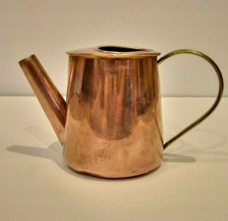 Tagus (made In Portugal) Vintage Copper/brass Watering Can - With Lovely Patina