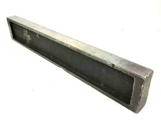 Single 18 - 3/4 " Vintage Parallel Bar Or Straightedge - 3 " H X 1 - 1/4 " W