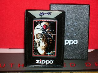 Zippo Claudio Mazzi Spider & Skull Lighter - 28627 - 100 Seller - We Ship Fast