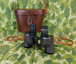 Ww 2,  U.  S.  M6 6x30 Power Binoculars With M17 Carrying Case 1942