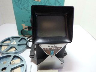 Vintage Baia Reviewer Mark II 8mm 8 “Live Action” Movie Editor with Reels 2