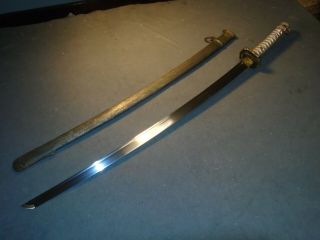 WWII JAPANESE Army officer`s NCO sword,  matching number 2