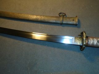 WWII JAPANESE Army officer`s NCO sword,  matching number 5