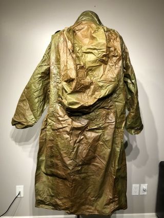 WWII Canadian Camouflage Anti - Gas Cape.  Near.  Tower 1943 3